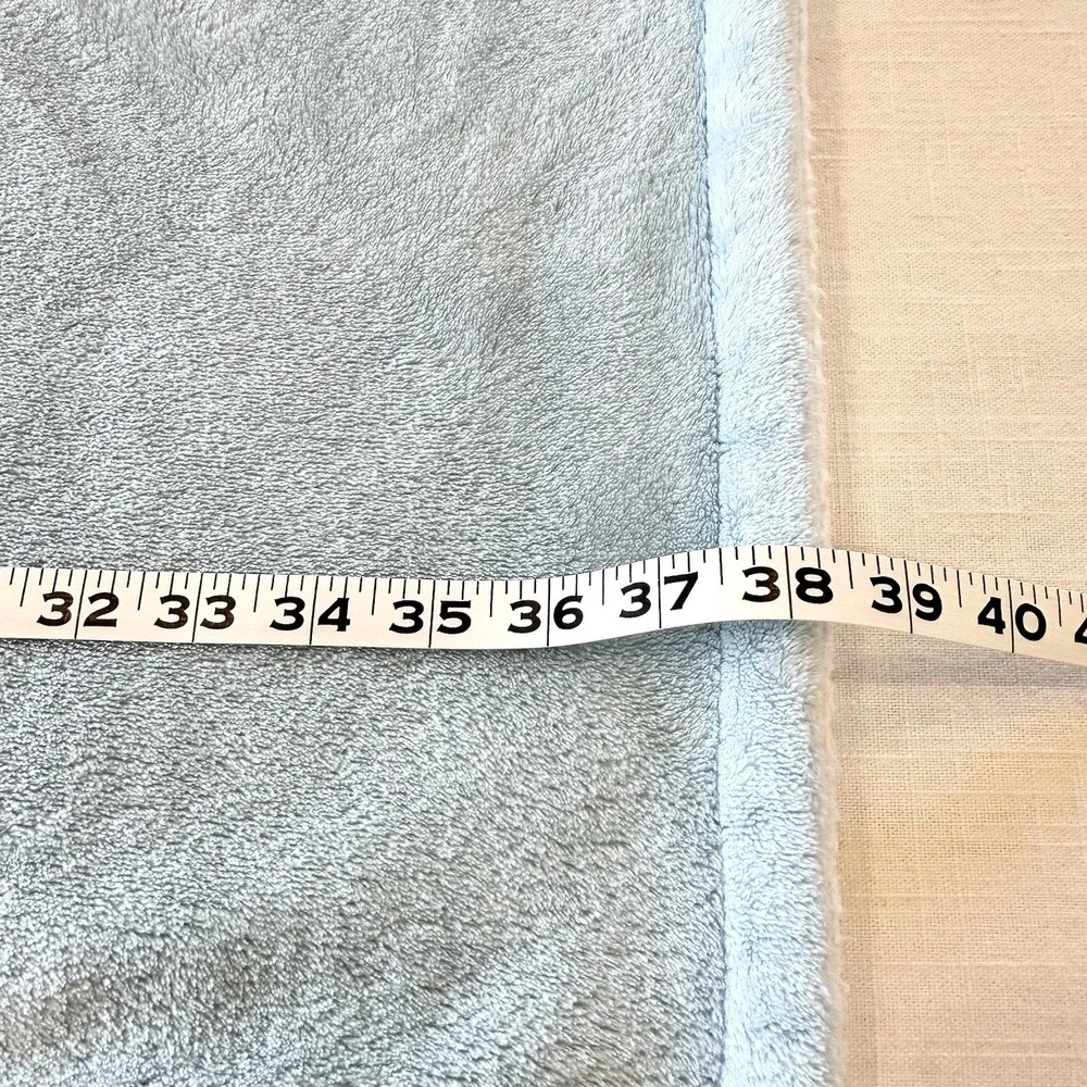 Carters Puppy Dog Face Blue Baby Blanket Sherpa 3D Sensory
